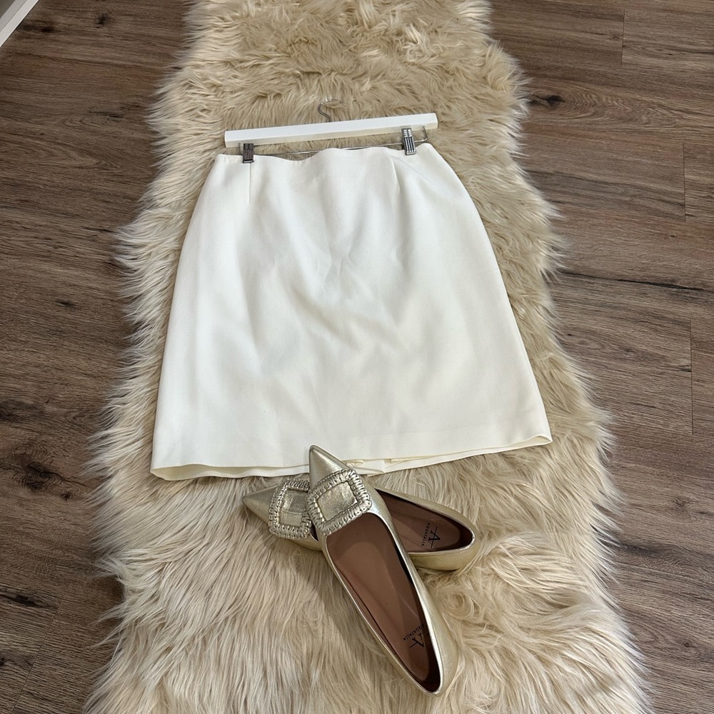 Boss Cream A-Line Skirt